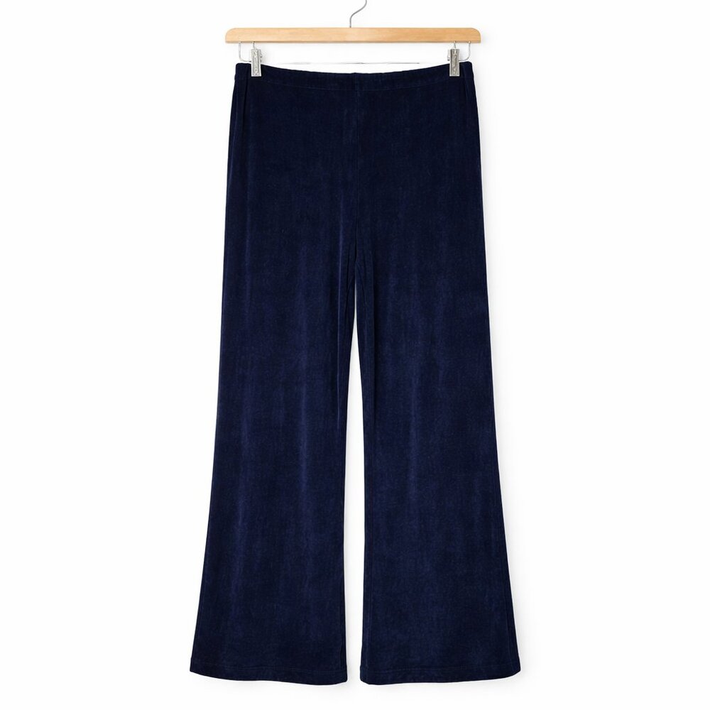 NICOLE MARCIANO | Vintage Dark Navy Blue Elastic Waist Lounge Pants- Medium